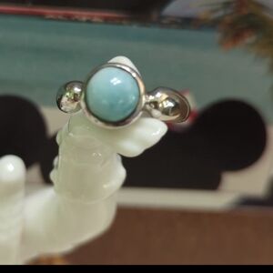Marahlago Larimar Liquido Solitaire Ring